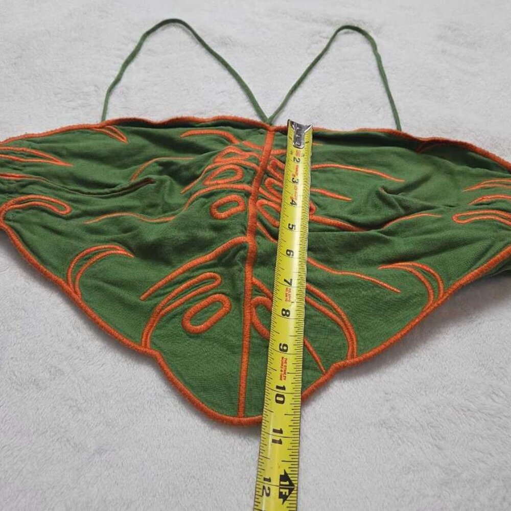 L Farm Rio X Anthropologie Fresh Forest Leaf Crop Top View 6